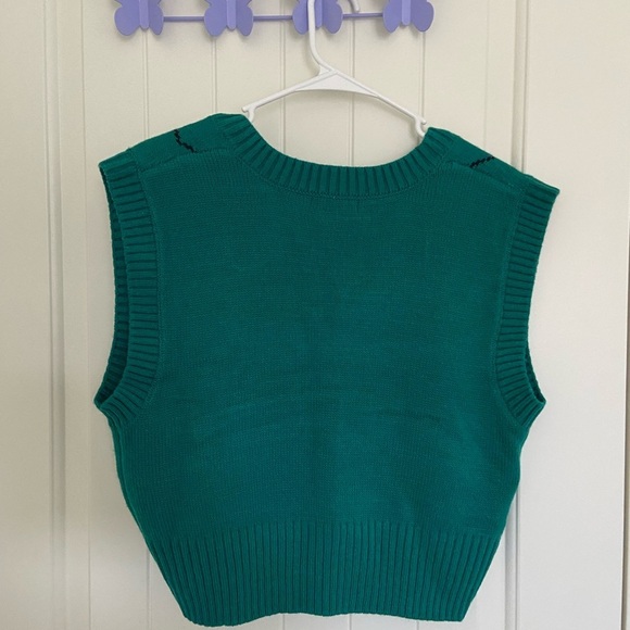 NWOT | Love Tree women’s diamond stitch sweater vest — medium - Picture 5 of 5